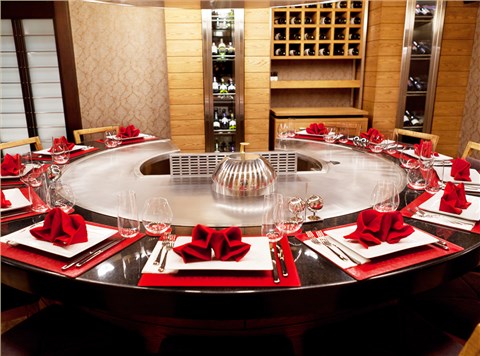 12 seats Circle Japanese Hibachi Table Electric Teppanyaki Gri