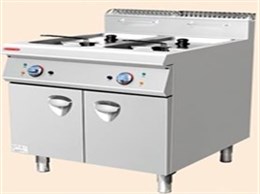 2015 Style Electric 2-tank Fryer (2-Basket) with Cabinet