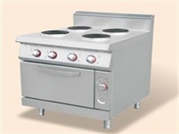 Electric 4-round hotplate Cooker with oven